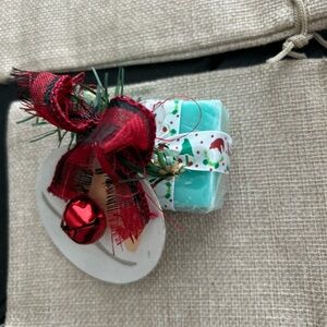 STOCKING STUFFER.. Soap & Lotion + Ornament